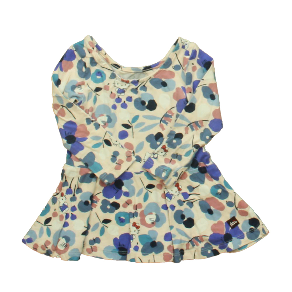 Tea Collection Girls Pink | Blue Hello Kitty Dress size: 6-9 Months